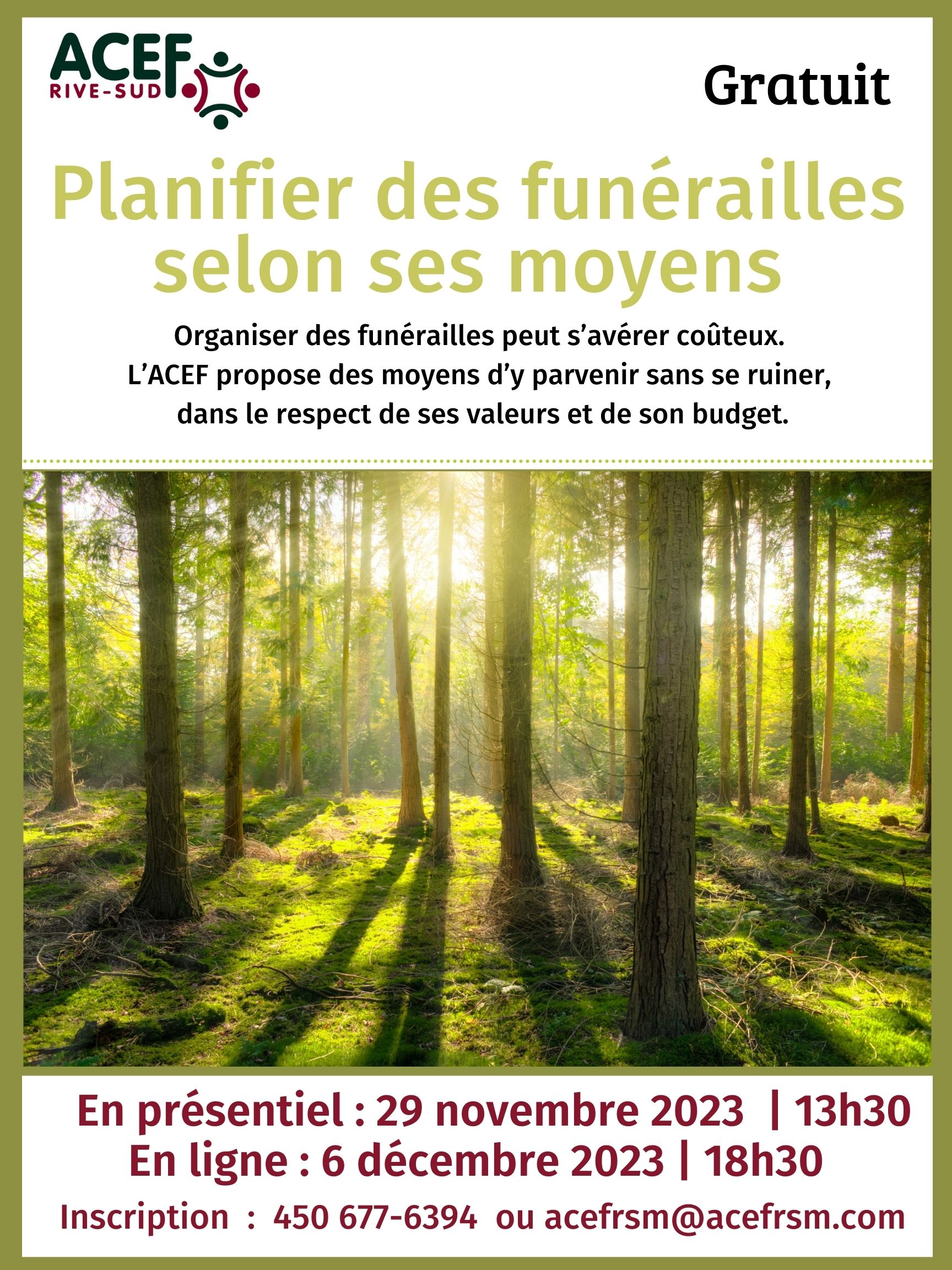 Affiche Frais funéraires