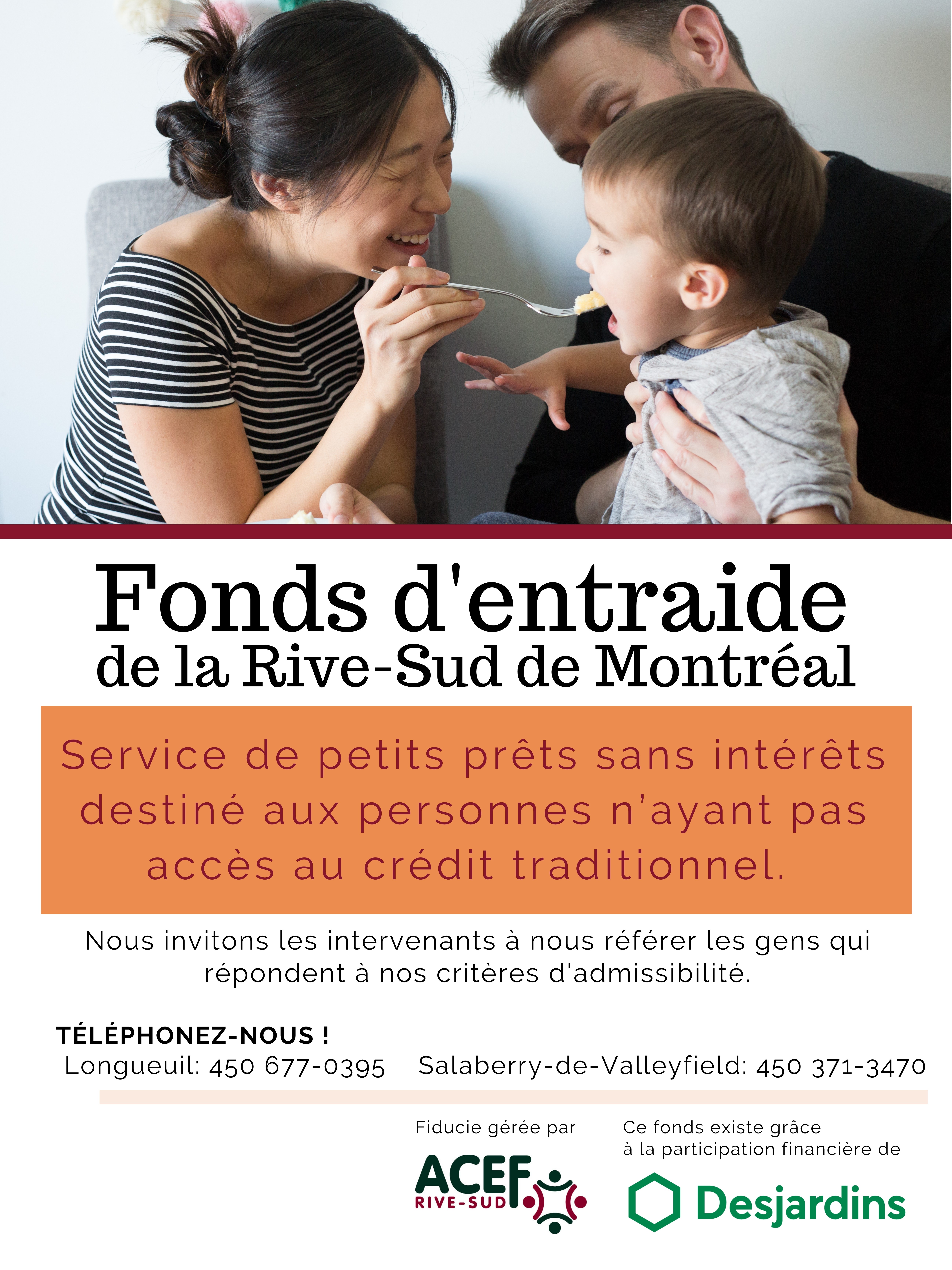 Affiche Fonds d'Entraide