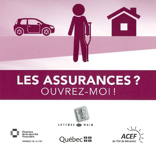 Page couverture : Les assurances? Ouvrez-moi!