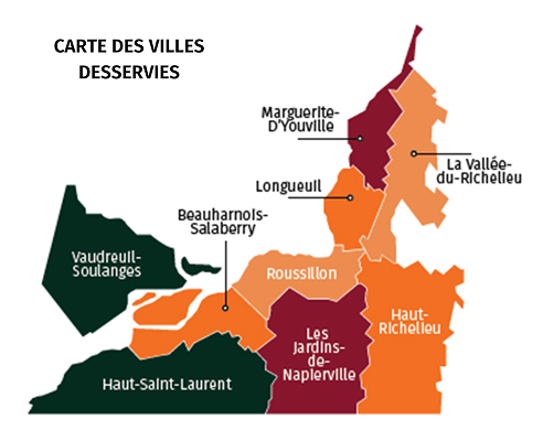 territoire desservi